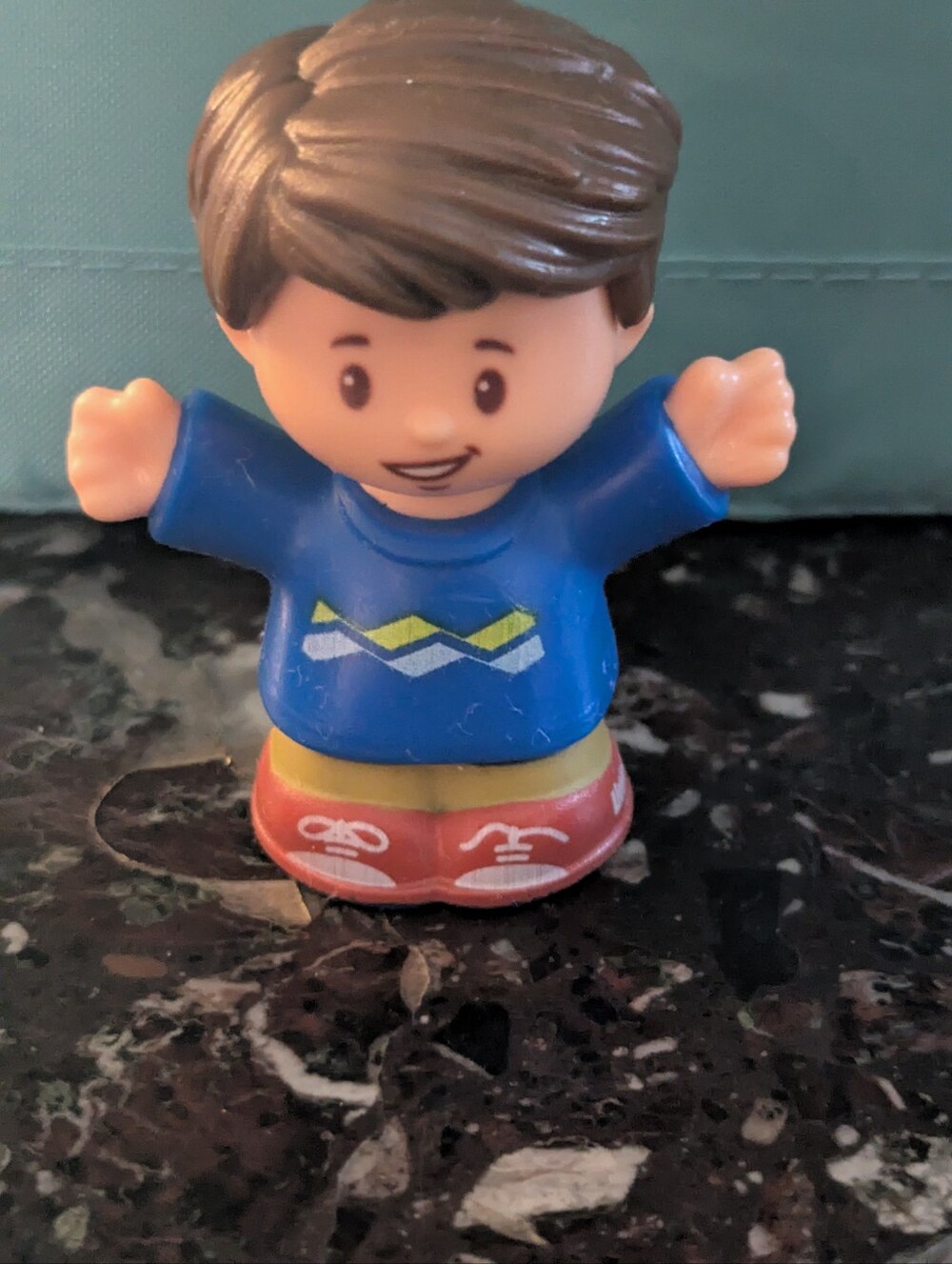 Little People - Blue Shirt Little Boy Figure Kids Toy -